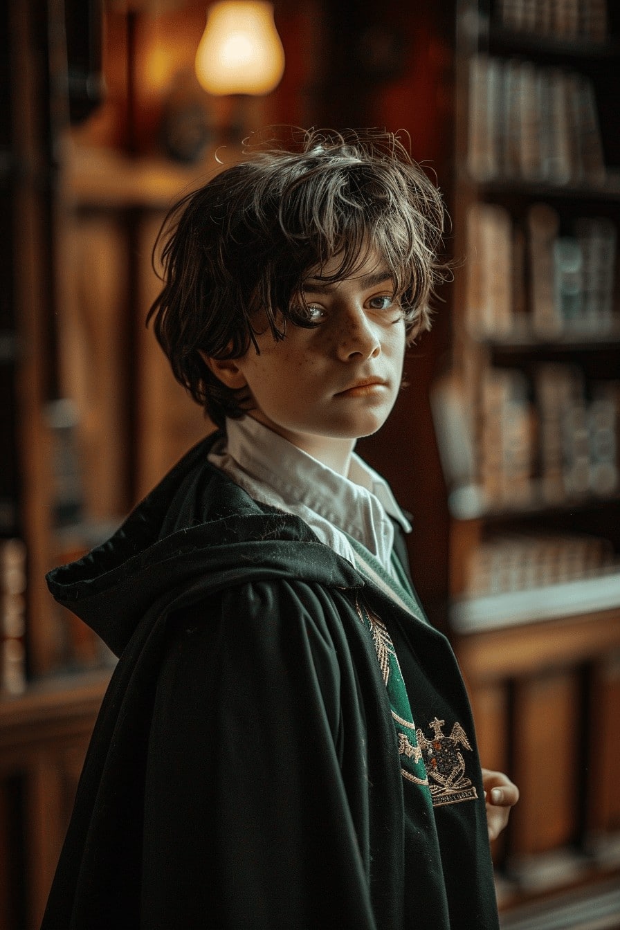 Slytherin boy professional photography