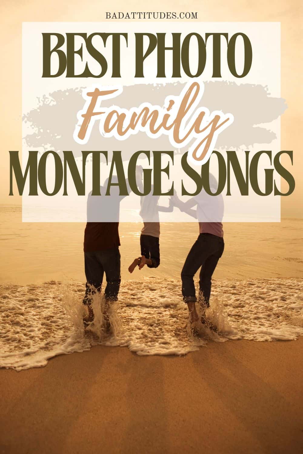 best family photo montage songs 