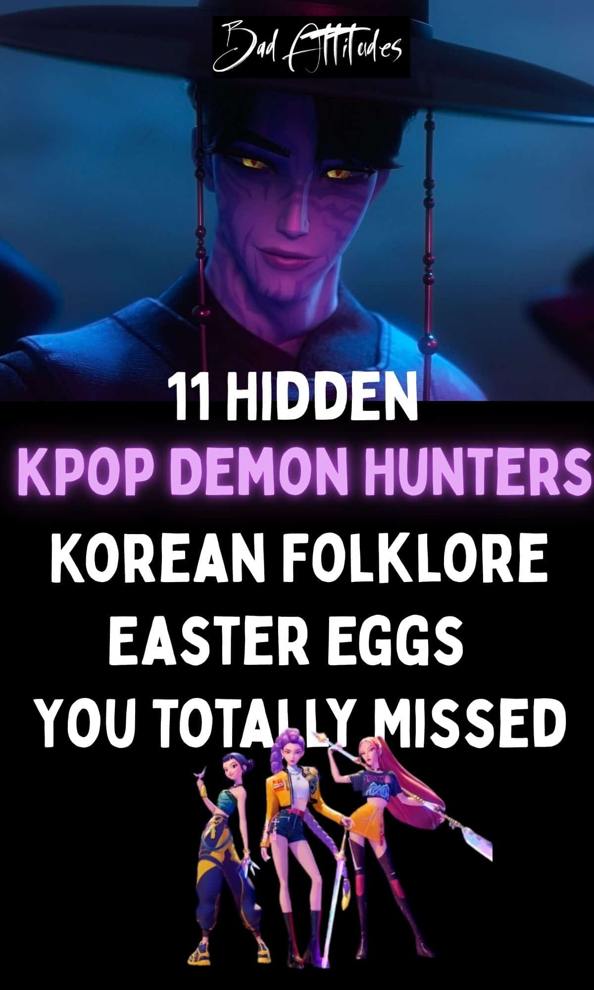 Hidden Korean Folklore Easter Eggs in KPop Demon Hunters 