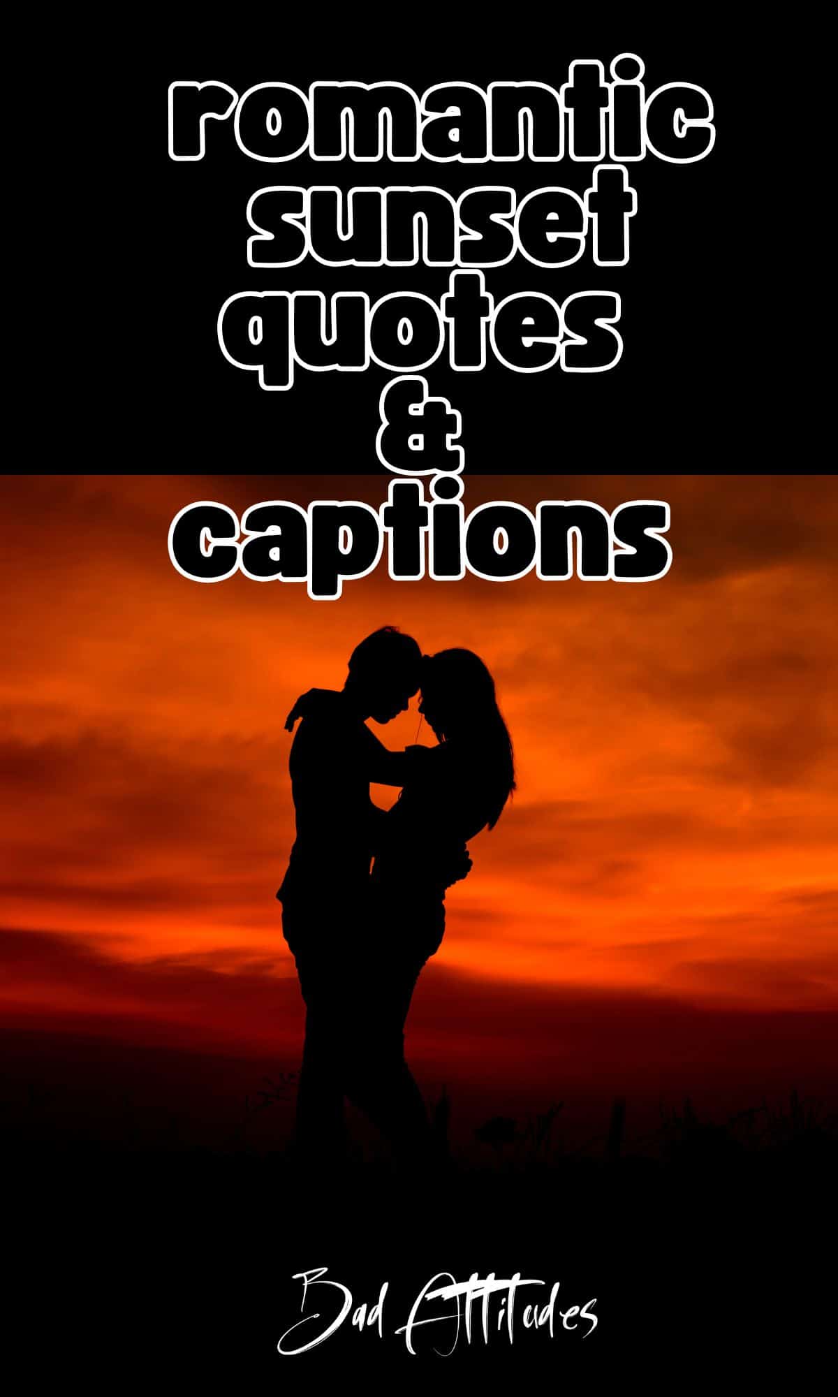 romantic sunset quotes