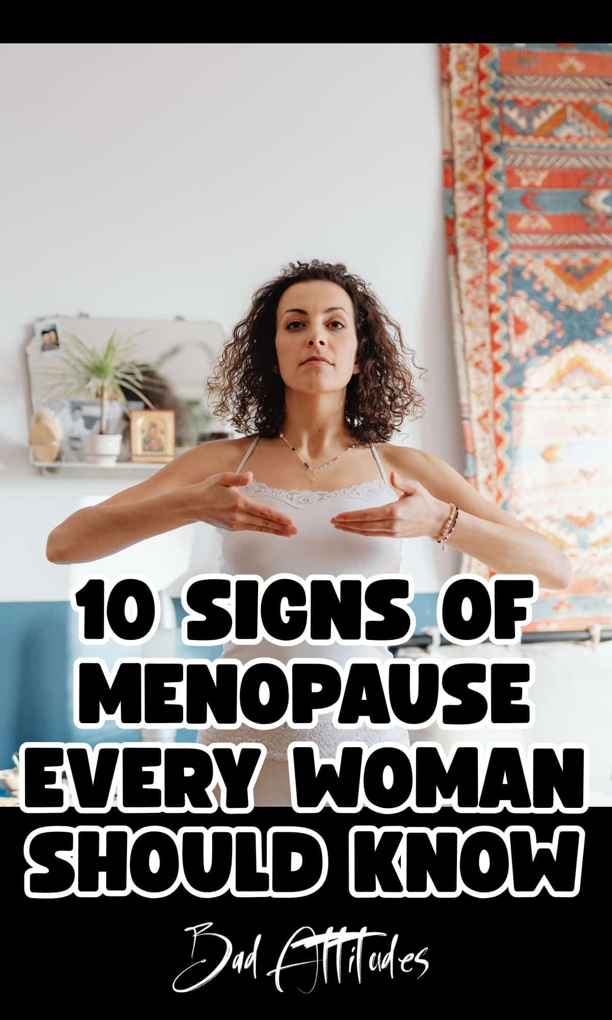 signs of menopause for women 