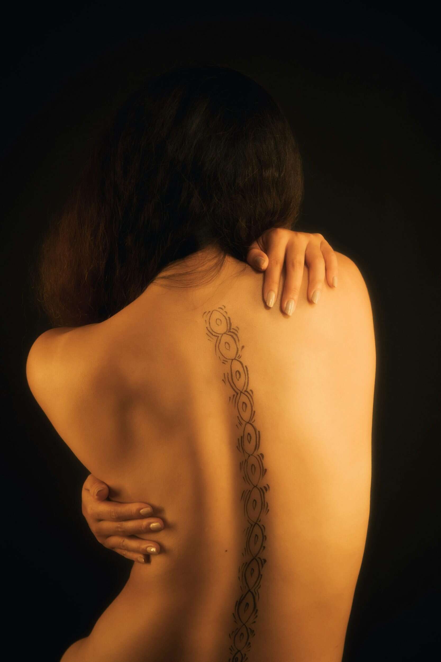 spine tattoo 