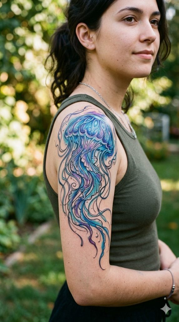 jellyfish tattoo 