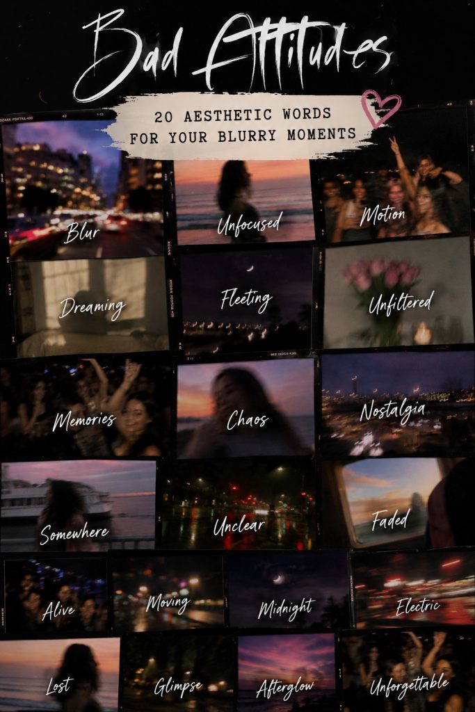 blurry words for instagram captions 
