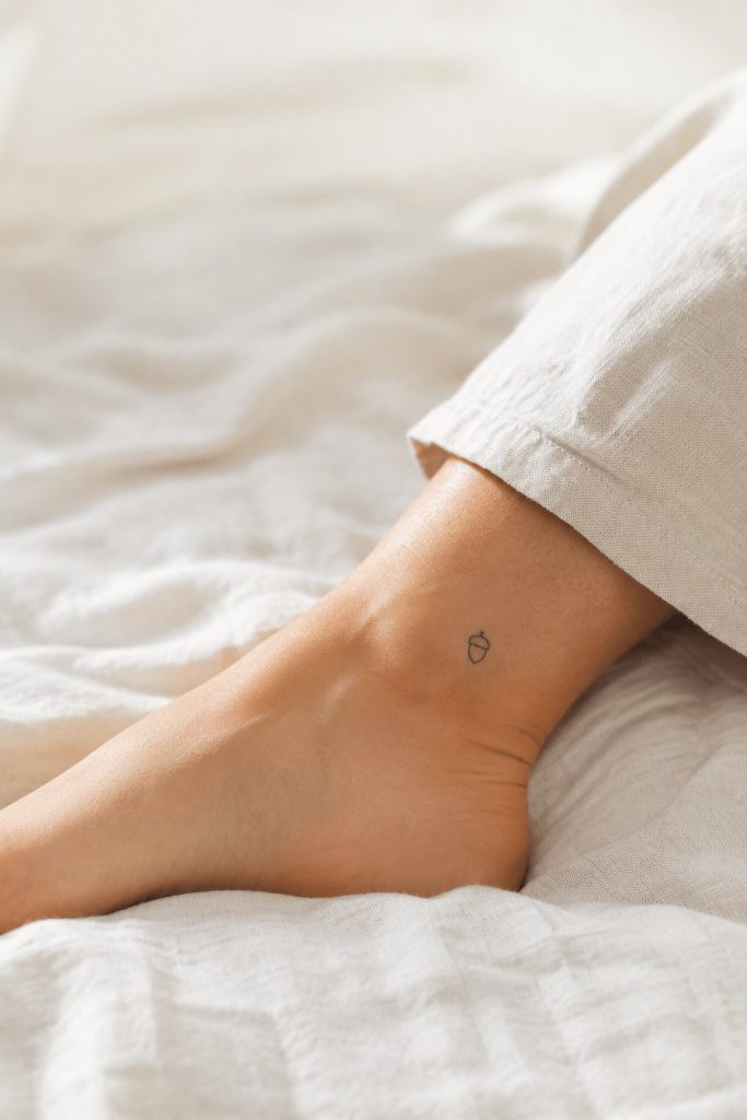 acorn wrist tattoo 