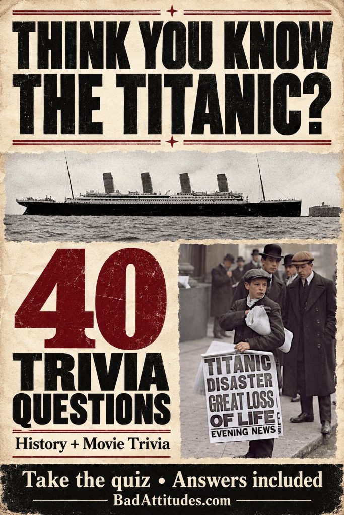 titanic trivia questions 